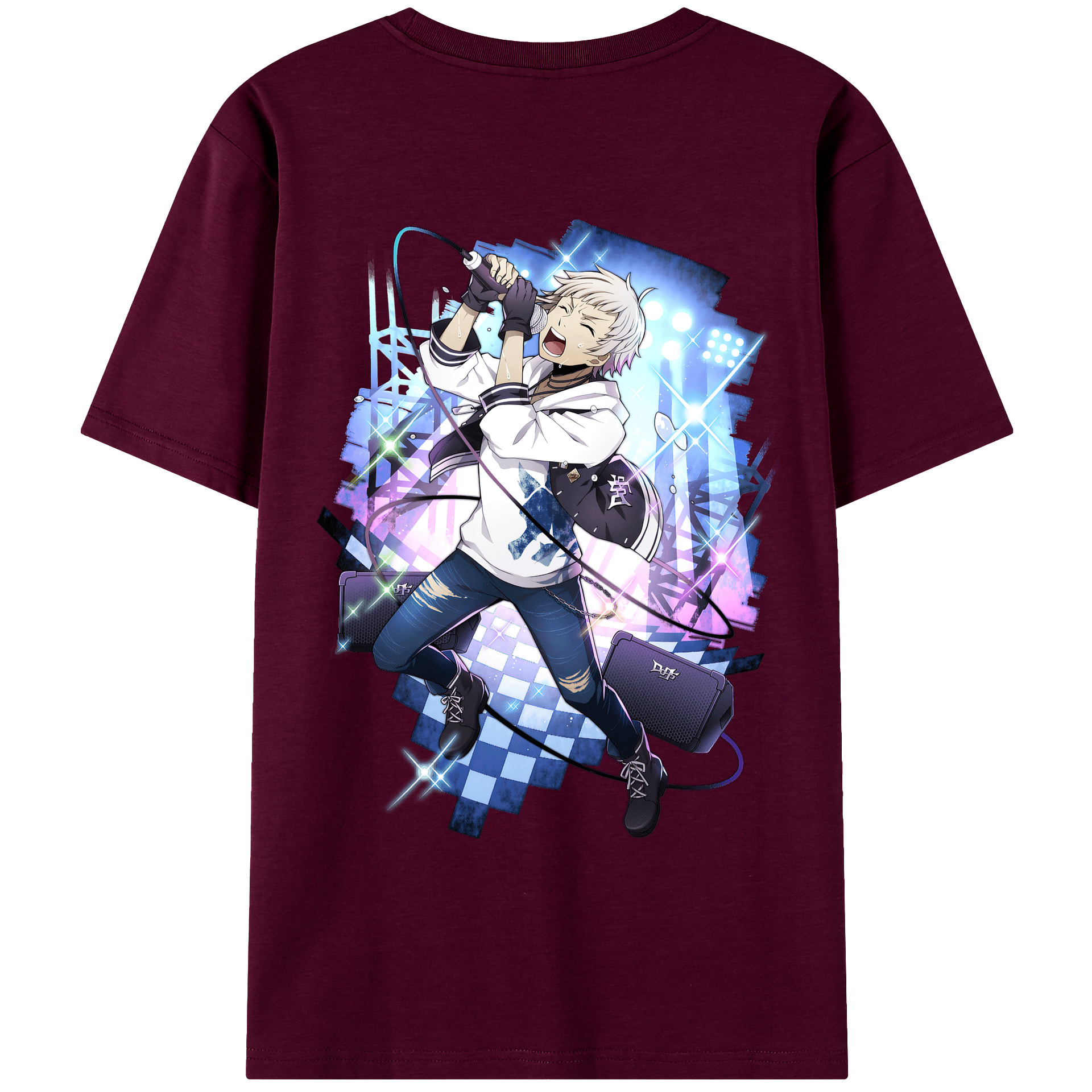 （画像用） 文豪ストレイドッグス Bungo Stray Dogs レディース半袖Tシャツ(バックプリント)